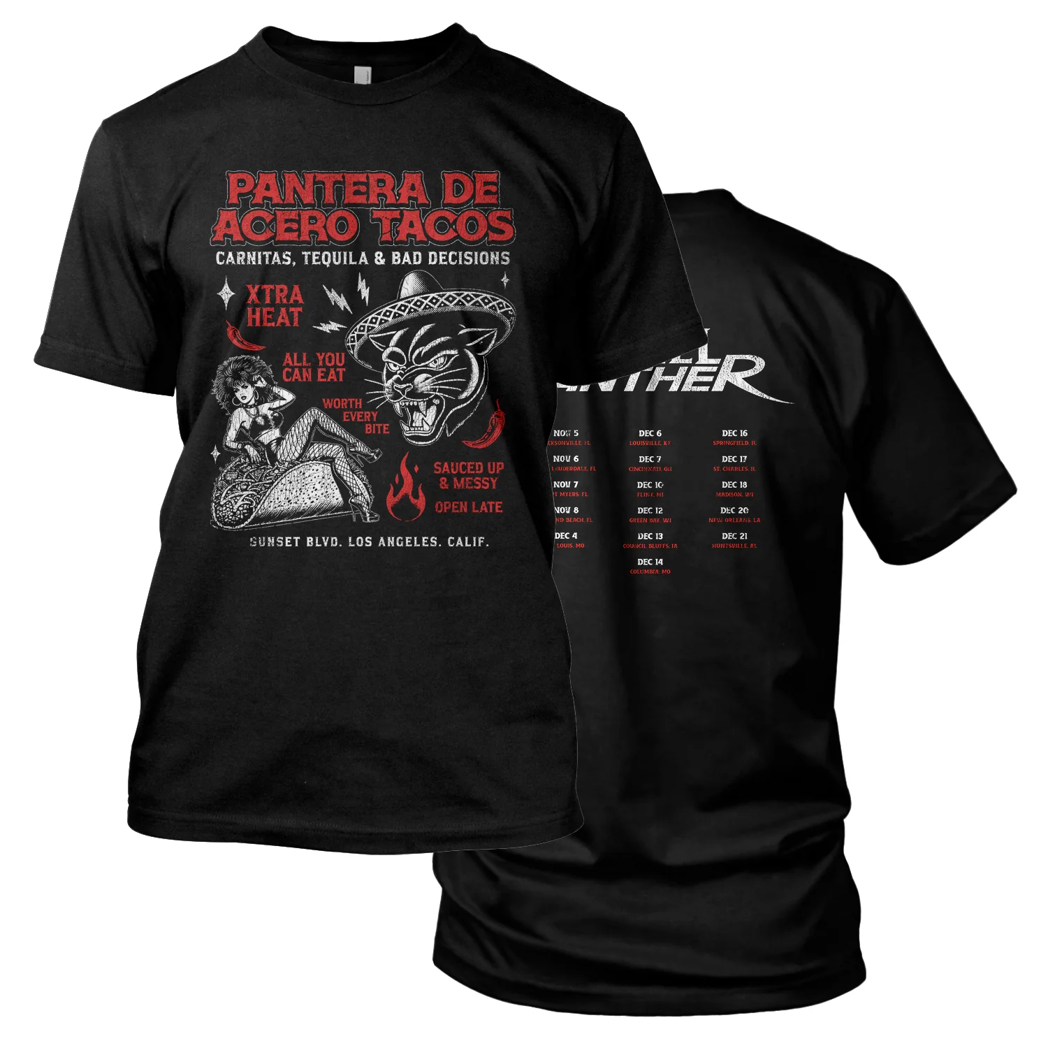 Black Panther Taco Shirts