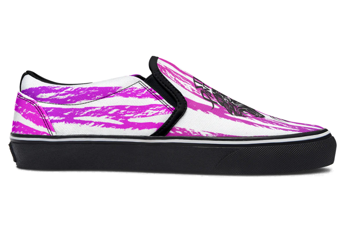 Slipon White Tiger Pattern - Image 2