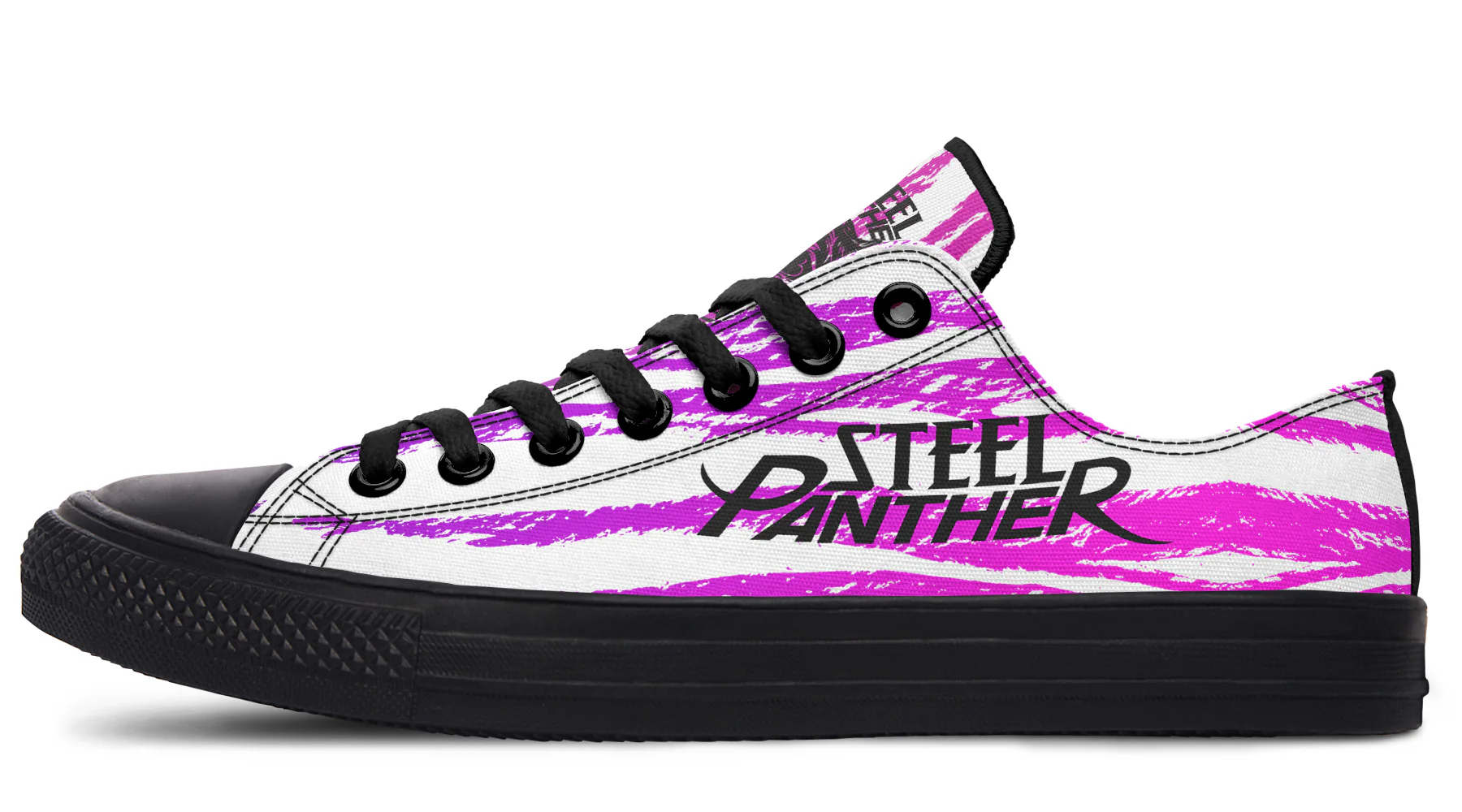 Low Top White Tiger Pattern