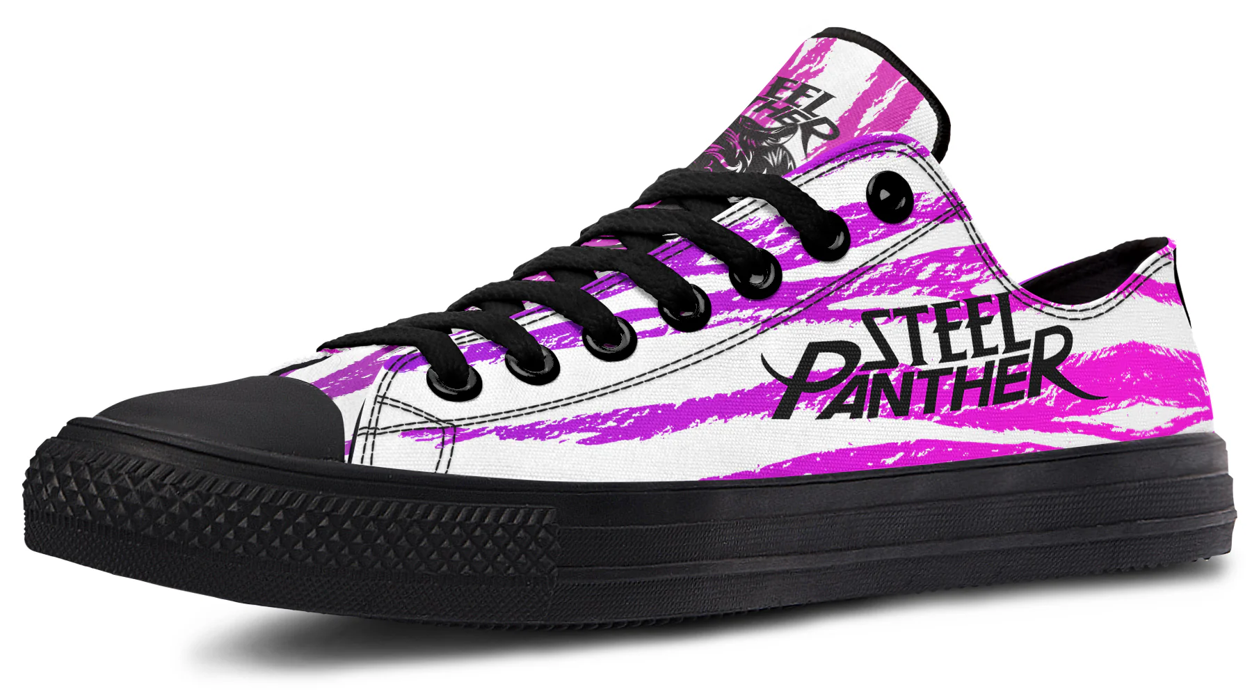 Low Top White Tiger Pattern - Image 2